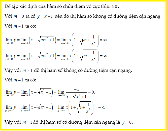 Điều kiện để hàm số có tiệm cận ngang: Hiểu rõ từ A đến Z