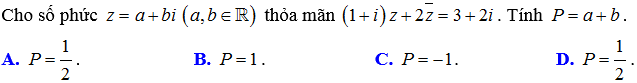 bài tập số phức có lời giải