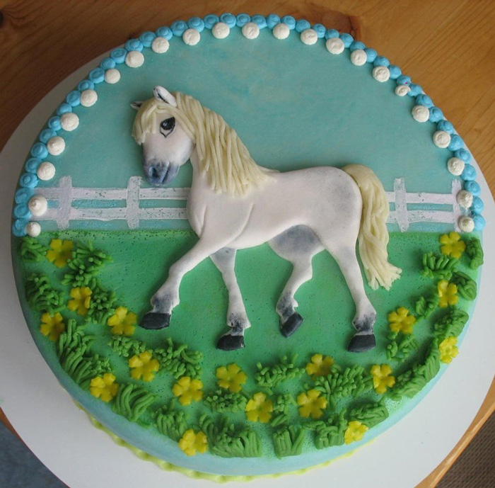 Bánh Kem Ngựa Pony Unicorn Dễ Thương Nhất Dành Cho Bé Gái