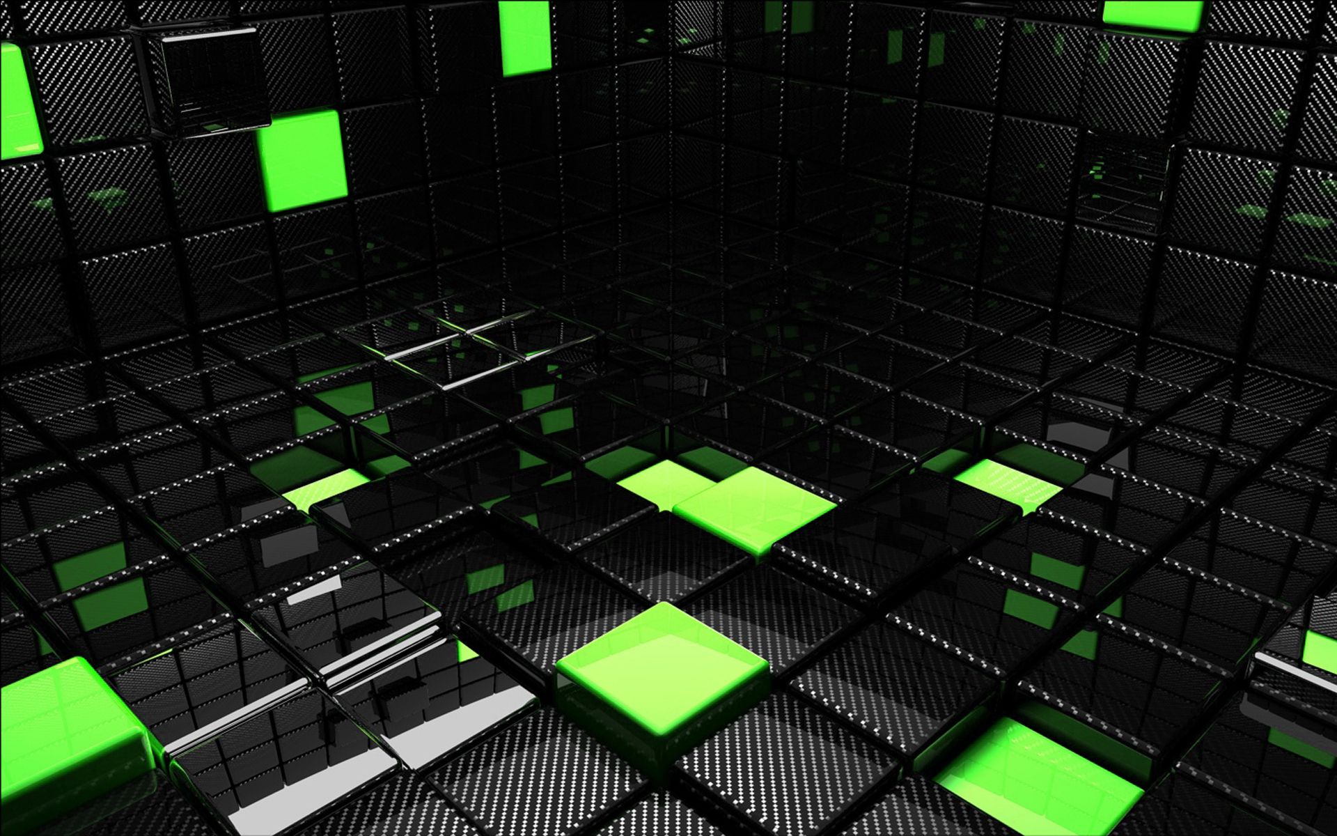 Hình nền máy tính những khối hình vuông được sắp xếp nghệ thuật 3D cực đẹp