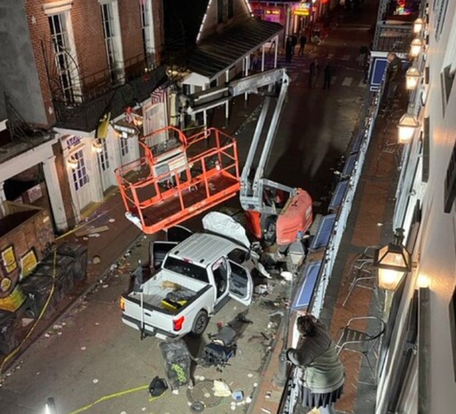 New Orleans Mass Casualty Incident and Bourbon Street Video