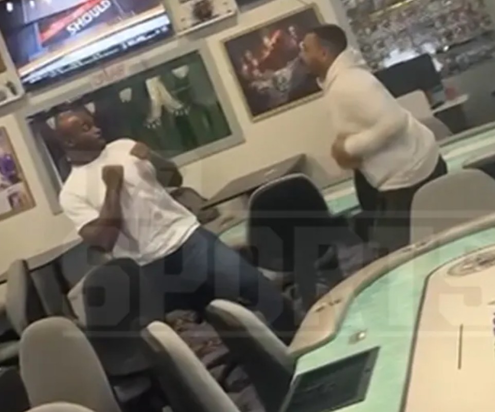 Adrian Peterson Poker Fight Video in Heated Brawl